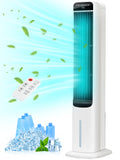 KEGIAN Windowless Portable Air Conditioners, 41" Cooling Fans that Blow Cold Air, Evaporative Air Cooler with 4Modes & 3Speeds, 12H Timer, Remote, 120° Oscillation, Tower Swamp Cooler for Bedroom